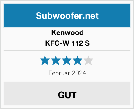 Kenwood KFC-W 112 S Test