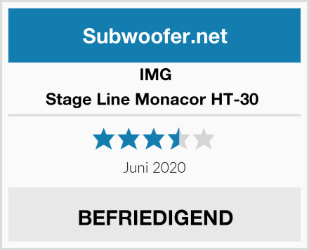 IMG Stage Line Monacor HT-30  Test