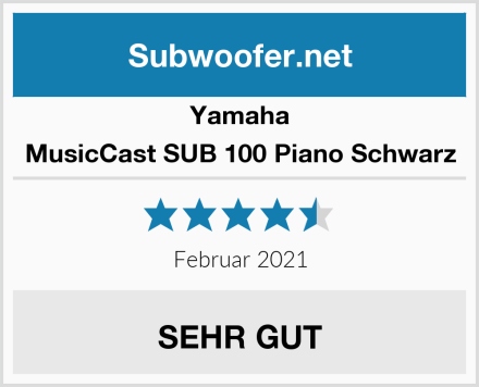 Yamaha MusicCast SUB 100 Piano Schwarz Test